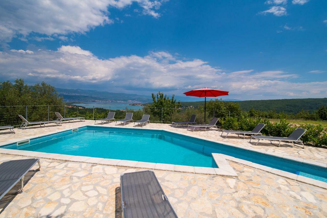 Holiday House Rosalia With Seaview And Swimming Pool Suzan Екстериор снимка